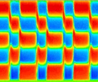 Spontaneous flow reversals of convection rolls in a liquid metal layer under a magnetic field